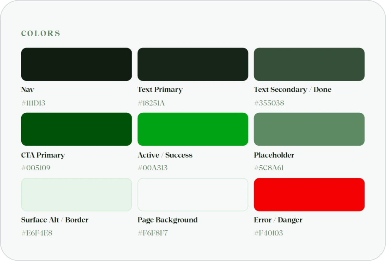 Proof of Delivery color system